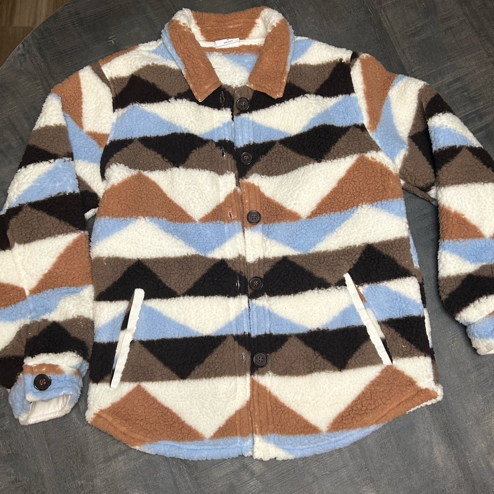Kids PacSun fleece shirt. Size large - 10.